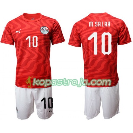 Billiga Fotbollströjor Egypten M.Salah 10 Barn Hemma tröja 2019 Kortärmad